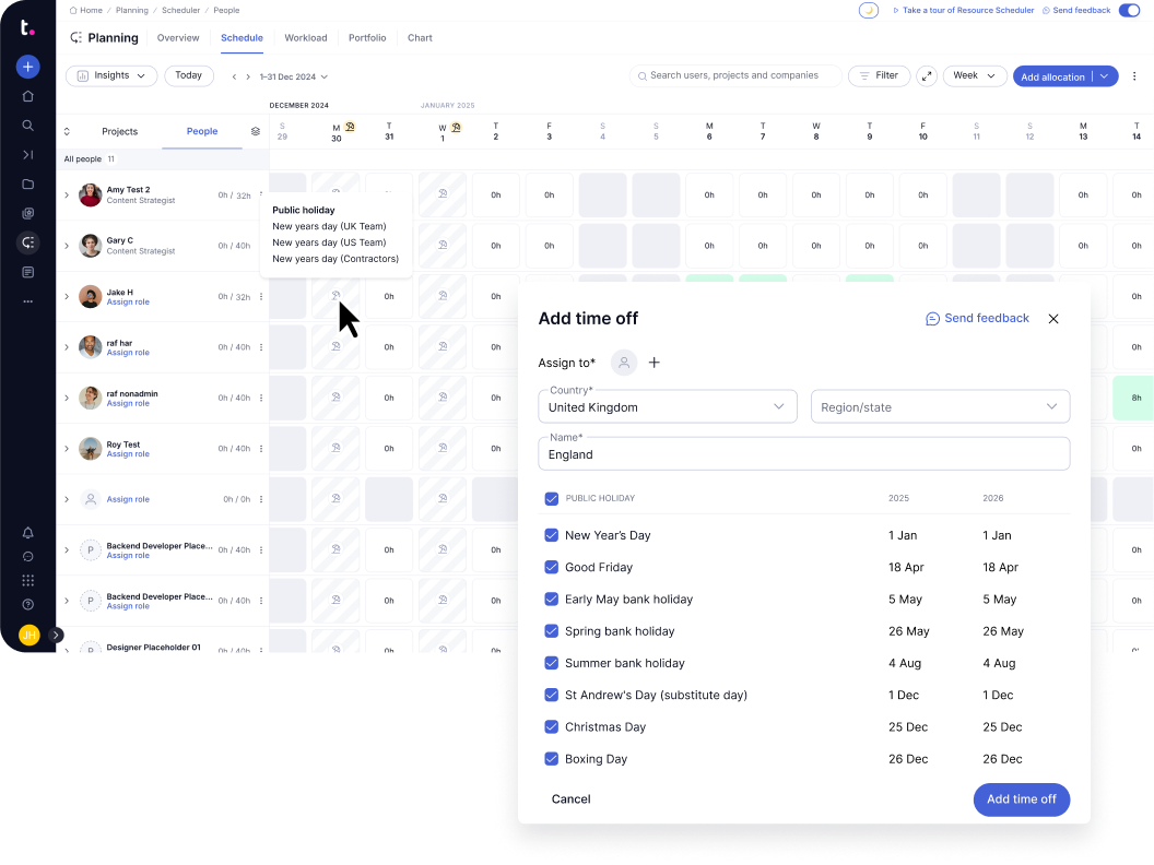Solving real availability — project screenshot